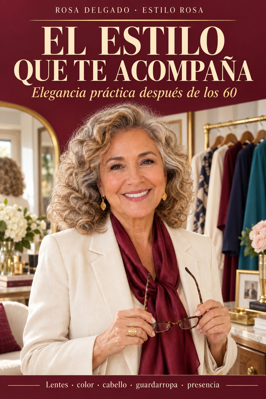 Portada del libro El estilo que te acompaña, con Rosa Delgado